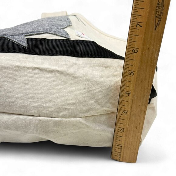 3 Sprouts Organic Cotton Canvas Bags Lot 2 Beaver and Mouse w liners - Picture 13 of 14